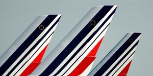 Air France, empennages, aérien, logo