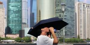Alerte rouge a la canicule a shanghai