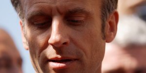 France 2022: pour macron, le deuxieme tour sera "un referendum" sur l'europe et sur la republique