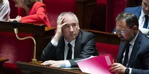 FranCois Bayrou, A l& 8217 AssemblEe nationale, lors des questions au gouvernement, le 8 juillet.