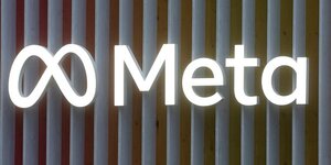 Le logo de meta platforms a davos, en suisse