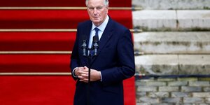 Le nouveau premier ministre francais michel barnier