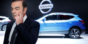 Le patron de l'alliance Renault - Nissan Carlos Ghosn  Genve en mars 2017