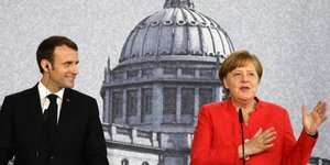 Macron Merkel Berlin avril 2018
