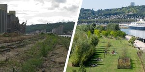 Rouen fleuve et bords de Seine
