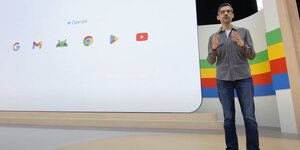 Sundar Pichai  la Google I/O 2024