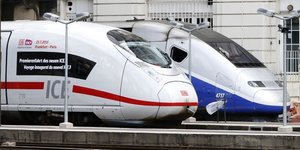 TGV Alstom, ICE Siemens,
