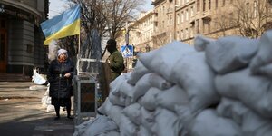 Un poste de controle a odesa, en ukraine