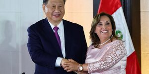 Xi Jinping et Dina Boluarte