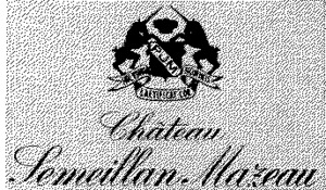 CHATEAU SEMEILLAN MAZEAU HOC VINUM LAETIFICAT COR HOMINIS_logo