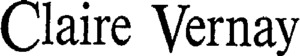 CLAIRE VERNAY_logo