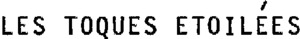 LES TOQUES ETOILEES_logo