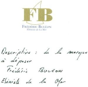FB Frédéric BULEON Ebéniste de la Mer_logo