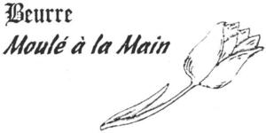 Beurre Moulé à la main_logo