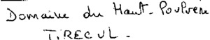 Domaine du Haut-Poulvere TIRECUL_logo