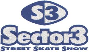 S3 SECTOR 3 STREET SKATE SNOW_logo