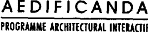 AEDIFICANDA PROGRAMME ARCHITECTURAL INTERACTIF_logo