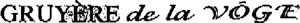 GRUYERE DE LA VOGE_logo