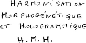 HARMONISATION MORPHOGENETIQUE ET HOLOGRAMMIQUE H.M.H._logo