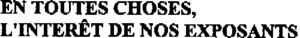 EN TOUTES CHOSES, L'INTERÊT DE NOS EXPOSANTS_logo