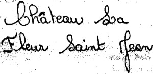 Château La Fleur Saint Jean_logo