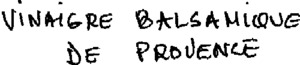 VINAIGRE BALSAMIQUE DE PROVENCE_logo
