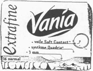 VANIA EXTRAFINE VOILE SOFT CONTACT SYSTEME QUADRIA_logo