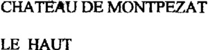 CHATEAU DE MONTPEZAT LE HAUT_logo