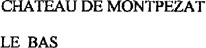 CHATEAU DE MONTPEZAT LE BAS_logo