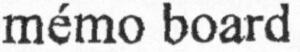 mémo board_logo