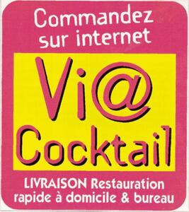 COMMANDEZ SUR INTERNET VI@ COCKTAIL LIVRAISON RESTAURATION RAPIDE A DOMICILE & BUREAU_logo
