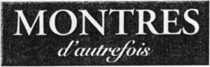 MONTRES d'autrefois_logo