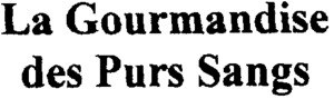 La Gourmandise des Purs Sangs_logo
