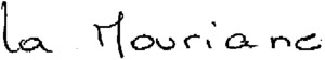 La Mouriane_logo