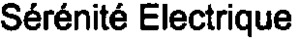 Sérénité Electrique_logo