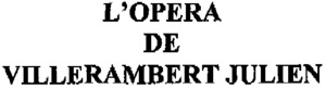 L'OPERA DE VILLERAMBERT JULIEN_logo