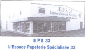 E.P.S. 33 L'Espace Papeterie Spécialisée 33_logo