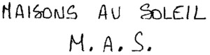 MAISONS AU SOLEIL M.A.S._logo