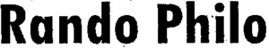 Rando Philo_logo