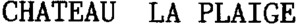 CHATEAU LA PLAIGE_logo