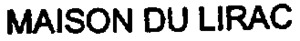 MAISON DU LIRAC_logo
