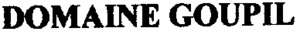 DOMAINE GOUPIL_logo