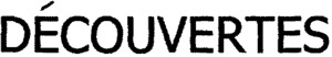 DÉCOUVERTES_logo