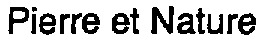 Pierre et Nature_logo