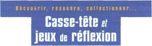 Découvrir, résoudre, collectionner... Casse-tête et jeux de réflexion_logo