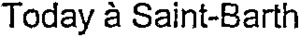Today à Saint-Barth_logo