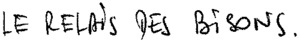 LE RELAIS DES BISONS_logo
