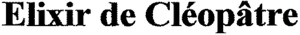 Elixir de Cléopâtre._logo