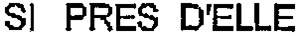 SI PRES D'ELLE_logo