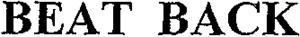 BEAT BACK_logo